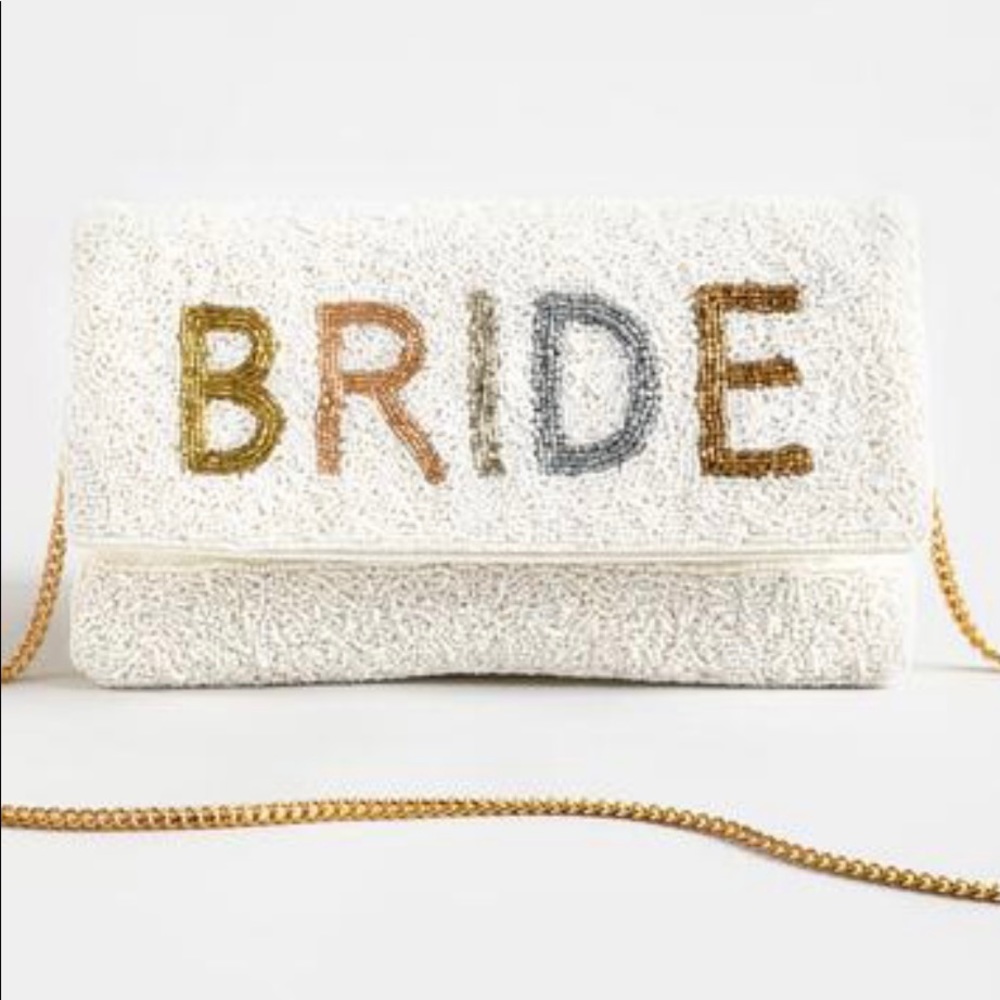 BRIDE beaded clutch